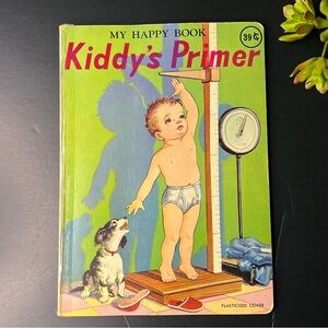 1950s Kiddy’s Primer – My Happy Book – Retro Children’s Graphics, Japan